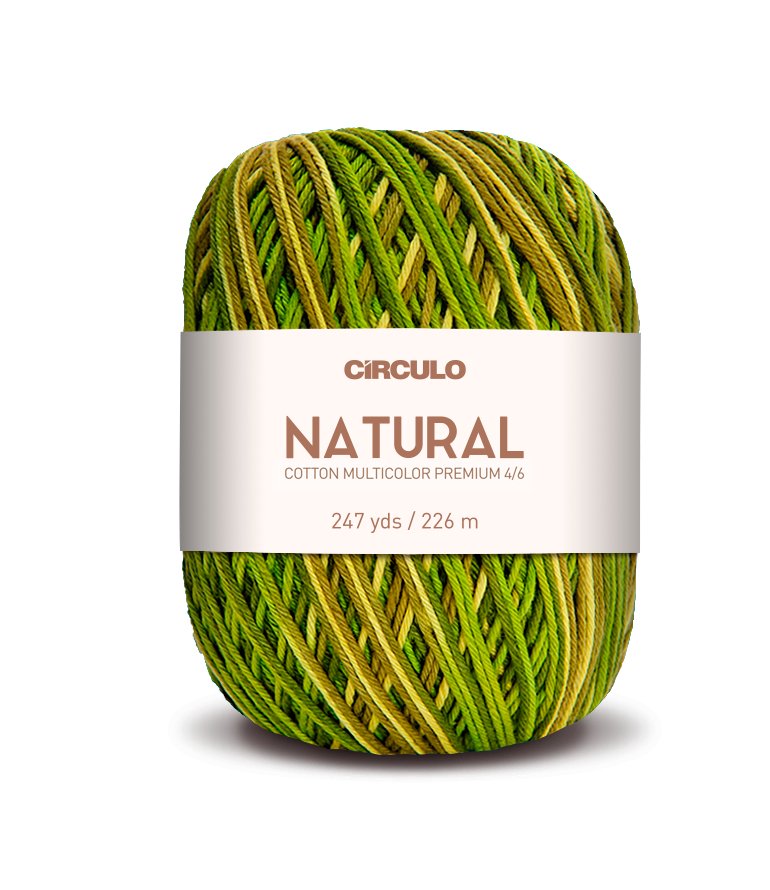 Círculo Natural Cotton Multicolor 4/6 – Cotton Yarn (226 m / 200 g)