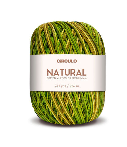 Círculo Natural Cotton Multicolor 4/6 – Cotton Yarn (226 m / 200 g)
