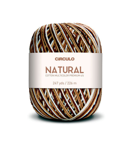 Círculo Natural Cotton Multicolor 4/6 – Cotton Yarn (226 m / 200 g)