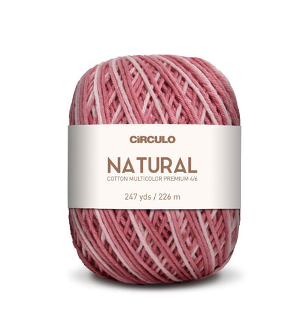 Círculo Natural Cotton Multicolor 4/6 – Cotton Yarn (226 m / 200 g)