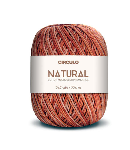 Círculo Natural Cotton Multicolor 4/6 – Cotton Yarn (226 m / 200 g)