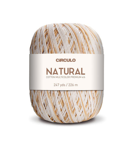 Círculo Natural Cotton Multicolor 4/6 – Cotton Yarn (226 m / 200 g)