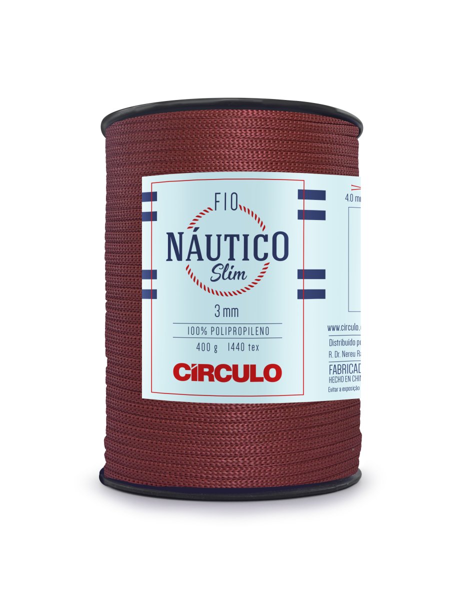 Circulo Fio Nautico Slim 3mm -Polypropylen Cord Yarn  278m/400g