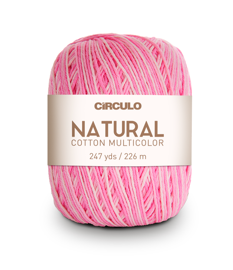 Círculo Natural Cotton Multicolor 4/6 – Cotton Yarn (226 m / 200 g)