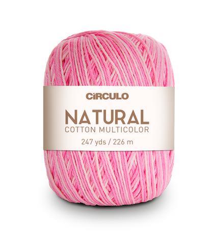 Círculo Natural Cotton Multicolor 4/6 – Cotton Yarn (226 m / 200 g)