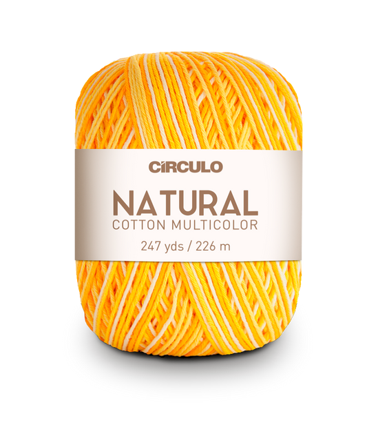 Círculo Natural Cotton Multicolor 4/6 – Cotton Yarn (226 m / 200 g)
