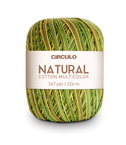 Círculo Natural Cotton Multicolor 4/6 – Cotton Yarn (226 m / 200 g)
