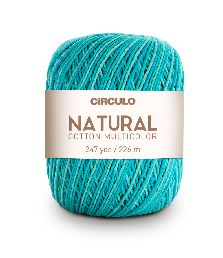 Círculo Natural Cotton Multicolor 4/6 – Cotton Yarn (226 m / 200 g)