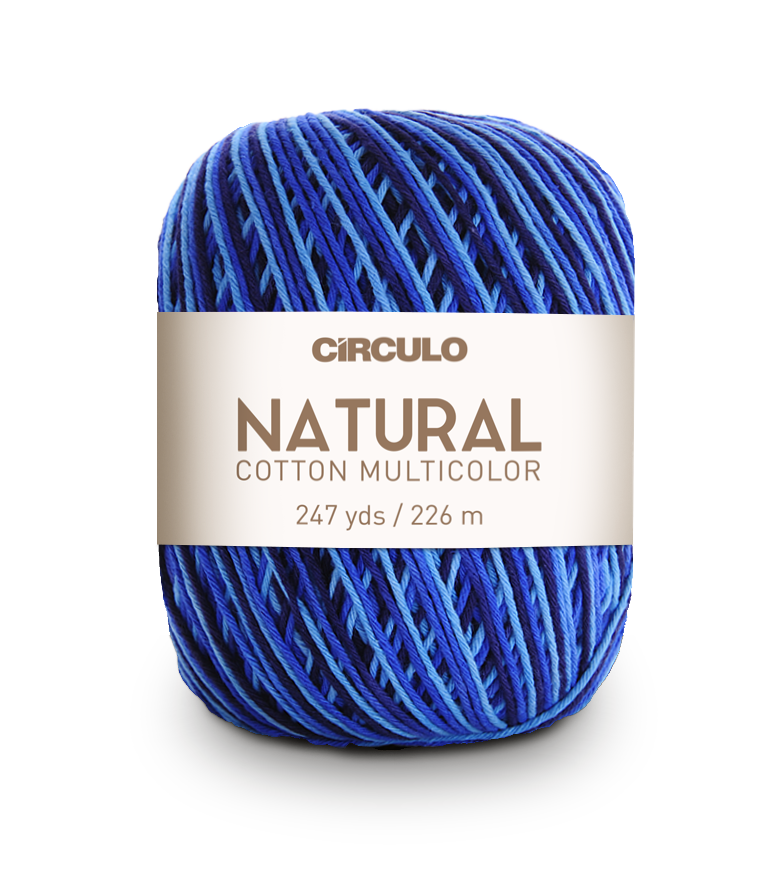 Círculo Natural Cotton Multicolor 4/6 – Cotton Yarn (226 m / 200 g)