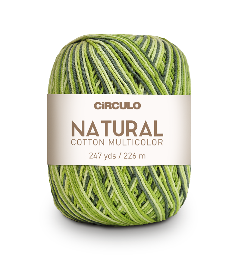 Círculo Natural Cotton Multicolor 4/6 – Cotton Yarn (226 m / 200 g)