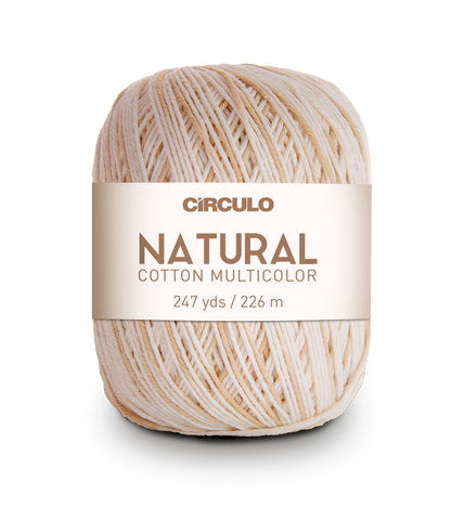 Círculo Natural Cotton Multicolor 4/6 – Cotton Yarn (226 m / 200 g)
