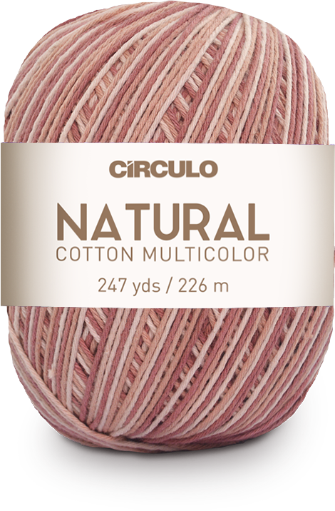 Círculo Natural Cotton Multicolor 4/6 – Cotton Yarn (226 m / 200 g)