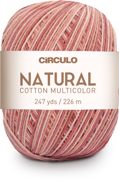 Círculo Natural Cotton Multicolor 4/6 – Cotton Yarn (226 m / 200 g)