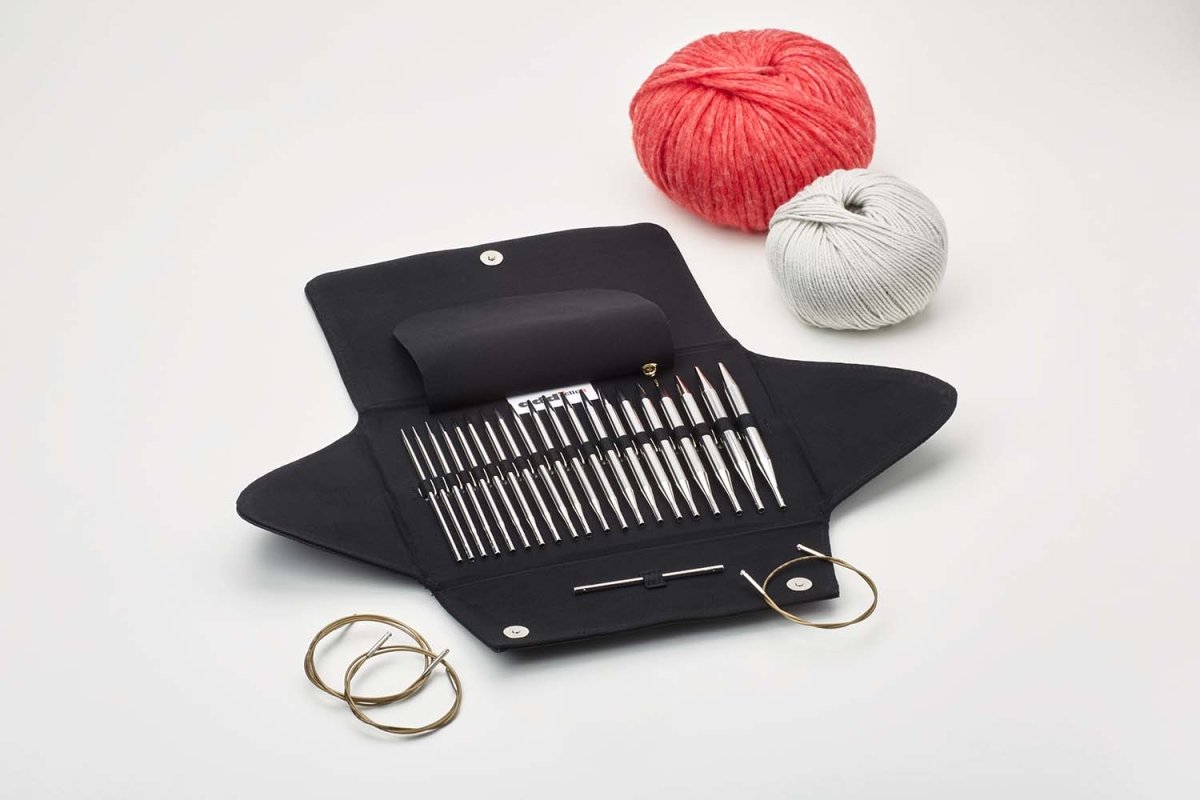 addi Click Interchangeable Base Needle Set Case, Long tips 3.5-10mm (650-2)