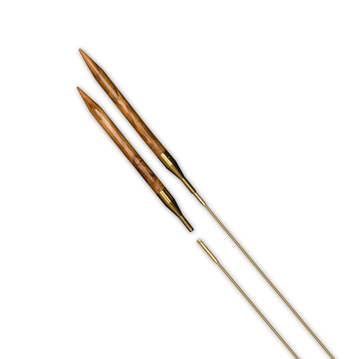 addiClick Nature Olive Wood Set - Premium Interchangeable Needle Kit (570-2)
