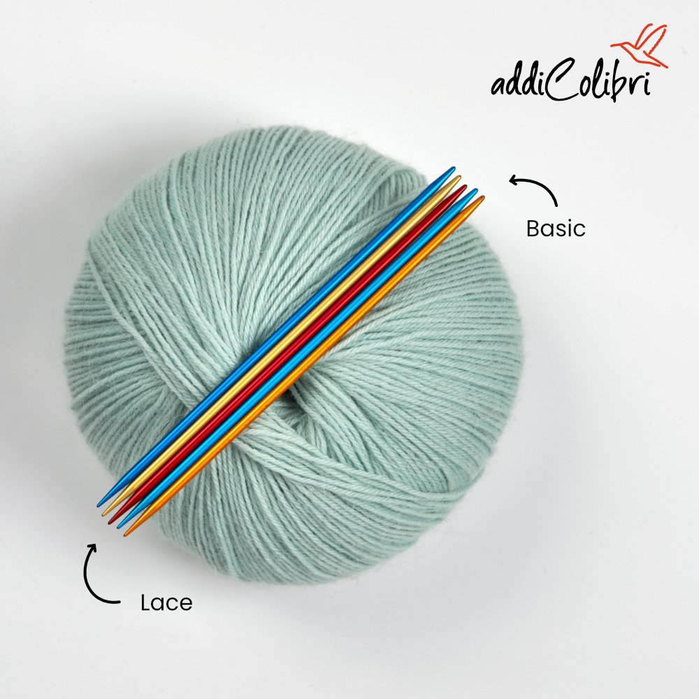 addiColibri Needle Set - Lightweight & Colorful Knitting Needles