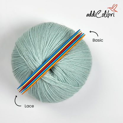 addiColibri Needle Set - Lightweight & Colorful Knitting Needles