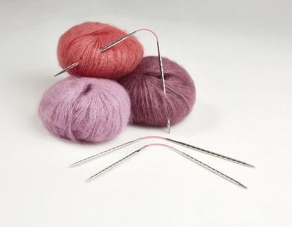 addiCraSyTrio Unicorn Long - 30 cm Elegant Sock & Hat Knitting Needles