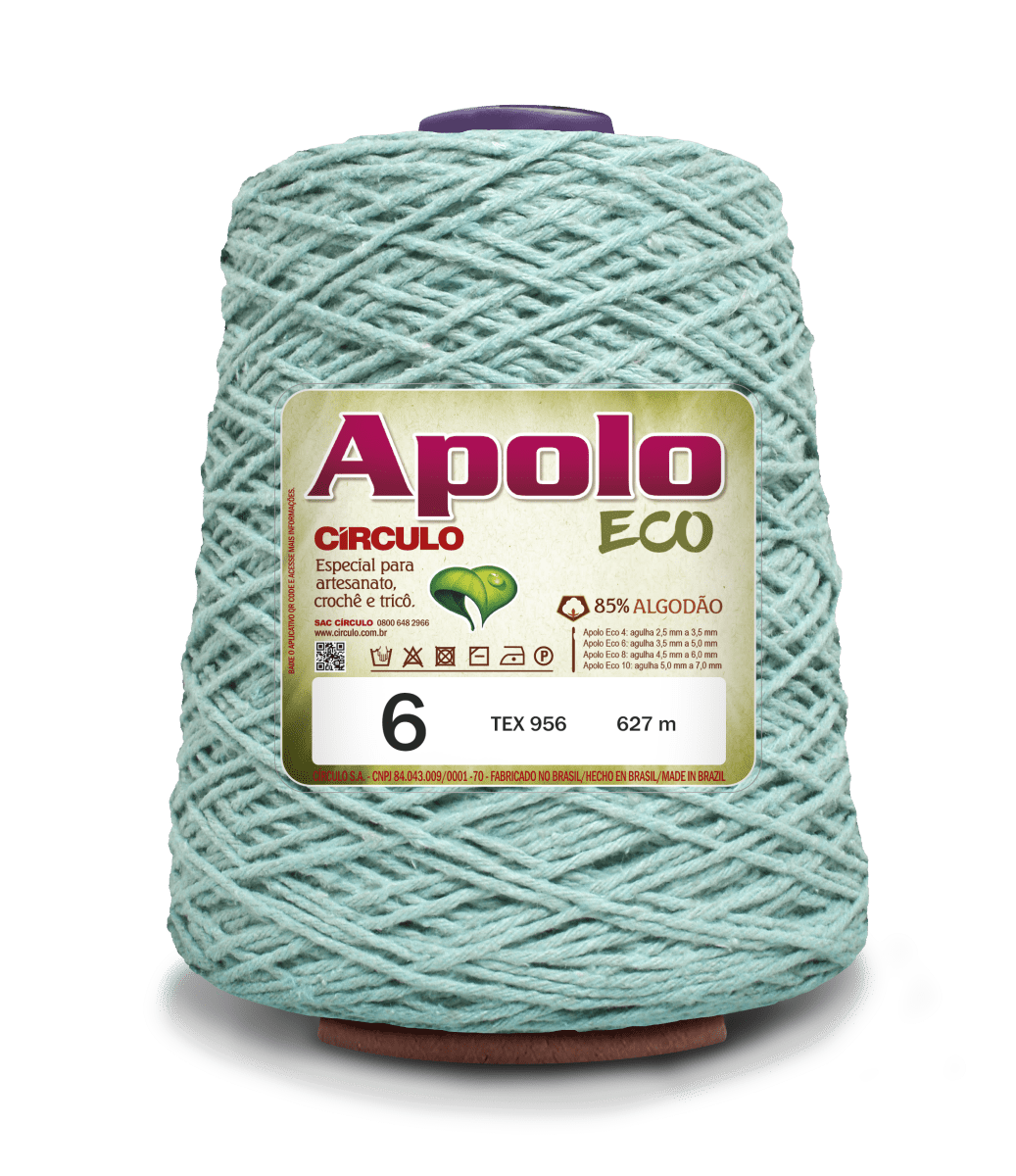 Círculo Apolo Eco 4/6 – Cotton Macramé Cord Yarn (627 m / 600 g)