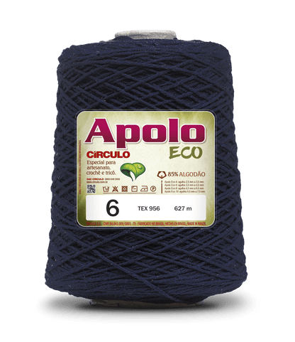 Círculo Apolo Eco 4/6 – Cotton Macramé Cord Yarn (627 m / 600 g)