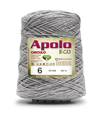 Círculo Apolo Eco 4/6 – Cotton Macramé Cord Yarn (627 m / 600 g)