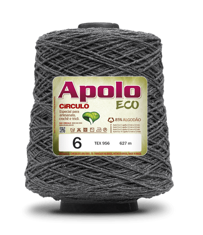 Círculo Apolo Eco 4/6 – Cotton Macramé Cord Yarn (627 m / 600 g)