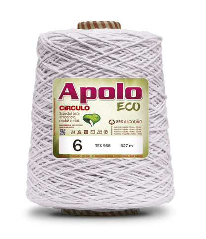 Círculo Apolo Eco 4/6 – Cotton Macramé Cord Yarn (627 m / 600 g)