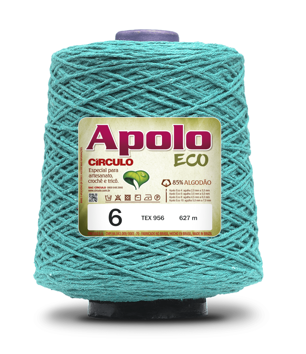 Círculo Apolo Eco 4/6 – Cotton Macramé Cord Yarn (627 m / 600 g)