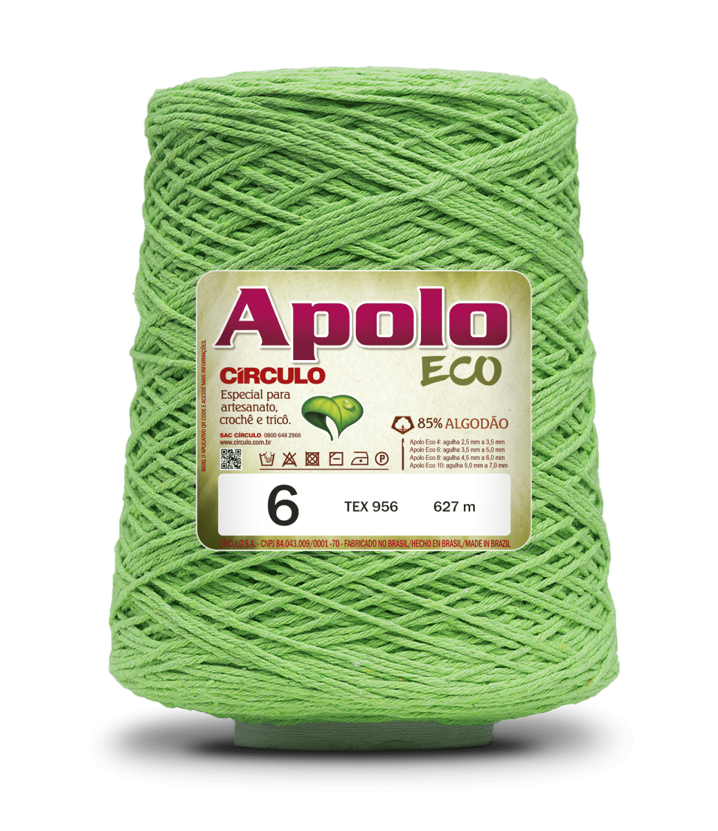 Círculo Apolo Eco 4/6 – Cotton Macramé Cord Yarn (627 m / 600 g)