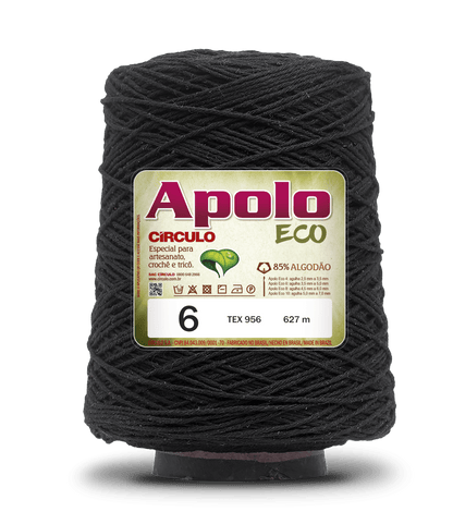 Círculo Apolo Eco 4/6 – Cotton Macramé Cord Yarn (627 m / 600 g)