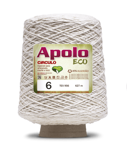 Círculo Apolo Eco 4/6 – Cotton Macramé Cord Yarn (627 m / 600 g)