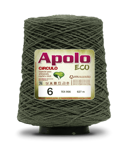 Círculo Apolo Eco 4/6 – Cotton Macramé Cord Yarn (627 m / 600 g)