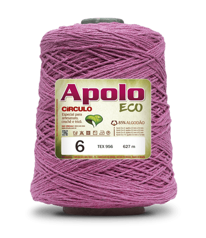 Círculo Apolo Eco 4/6 – Cotton Macramé Cord Yarn (627 m / 600 g)