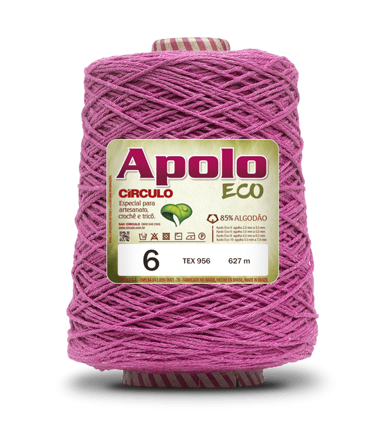 Círculo Apolo Eco 4/6 – Cotton Macramé Cord Yarn (627 m / 600 g)