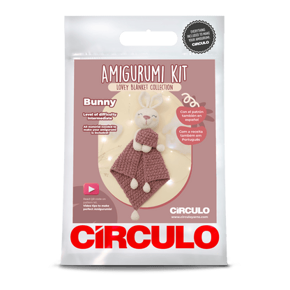 Circulo Amigurumi Crochet Kit - Lovey Blanket - Bunny