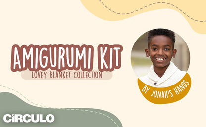 Circulo Amigurumi Crochet Kit - Lovey Blanket - Lion