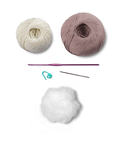 Circulo Amigurumi Crochet Kit - Lovey Blanket - Bunny