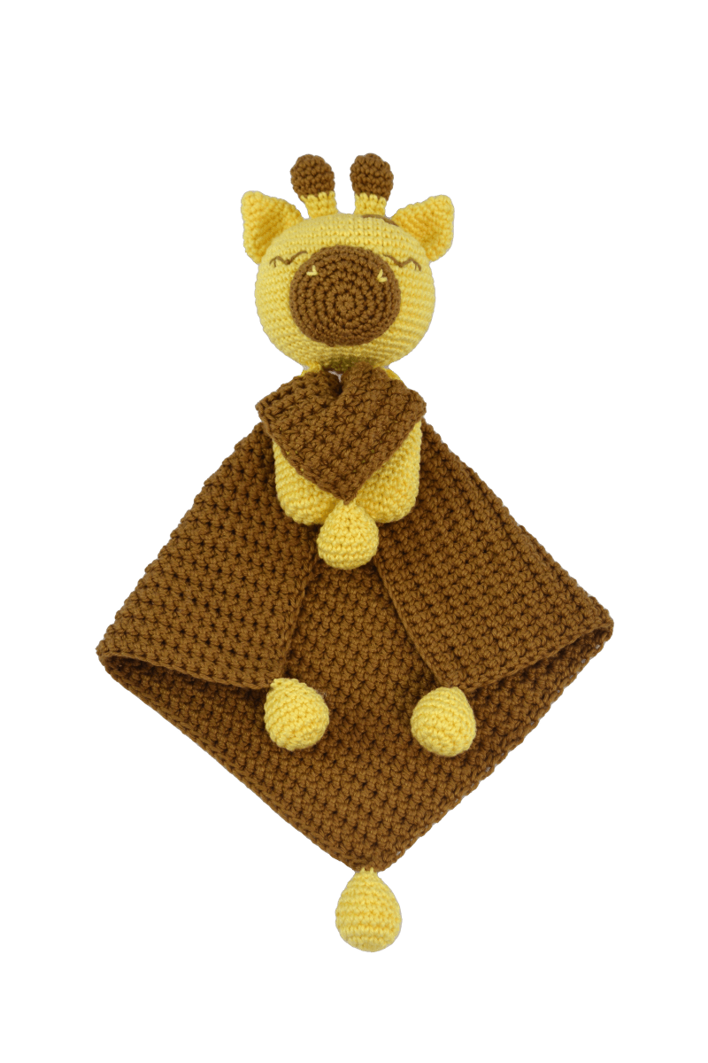 Circulo Amigurumi Crochet Kit - Lovey Blanket - Giraffe
