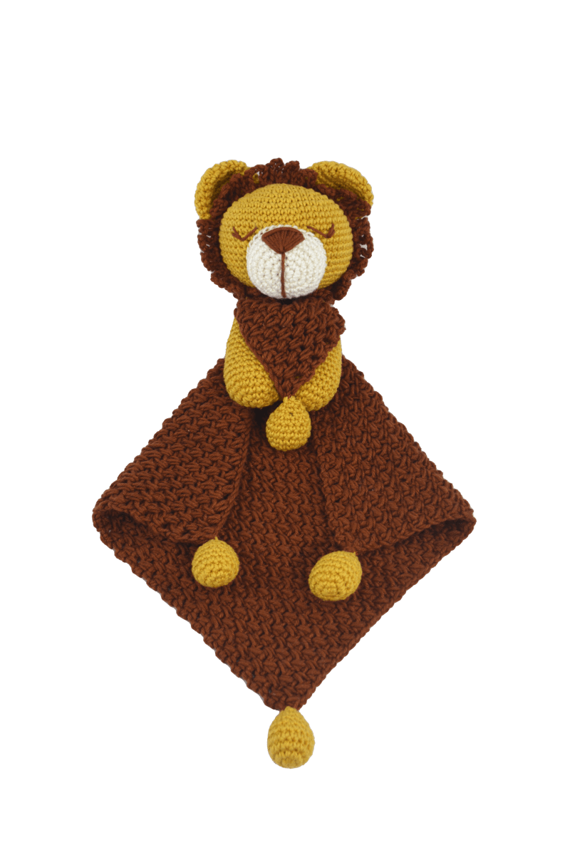 Circulo Amigurumi Crochet Kit - Lovey Blanket - Lion