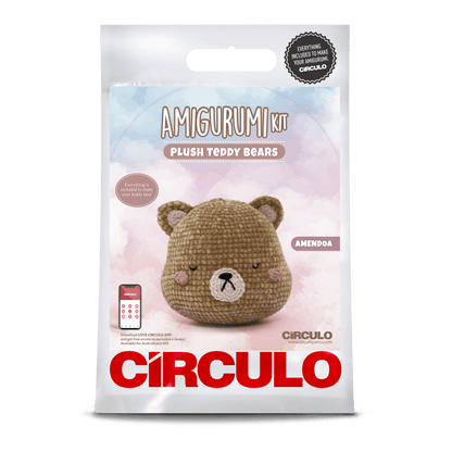 Circulo Amigurumi Kit Plush Teddy Collection - Almond