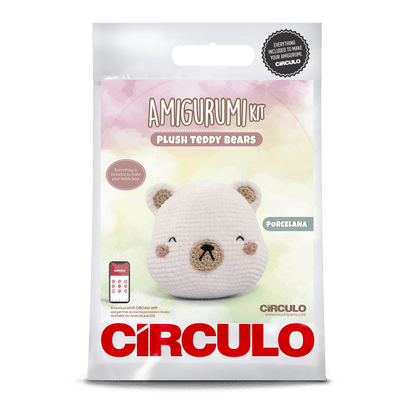 Circulo Amigurumi Kit Plush Teddy Collection - Porcelana