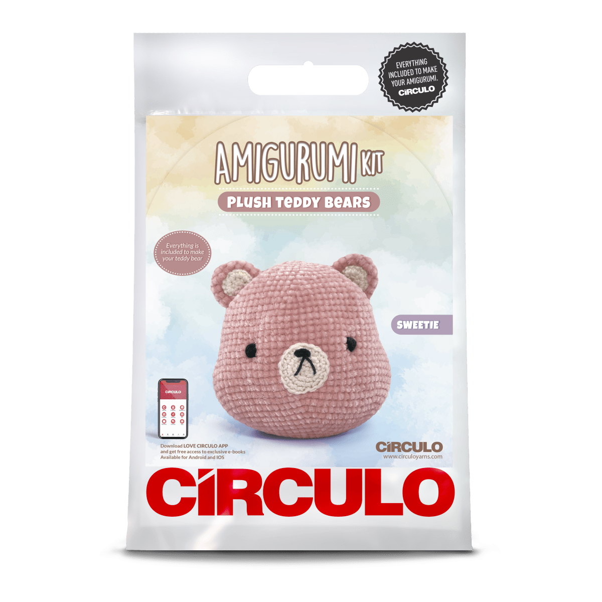 Circulo Amigurumi Kit Plush Teddy Collection - Sweetie