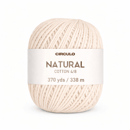 Circulo Barroco - Natural Cotton Yarn, 271m-677m/400g