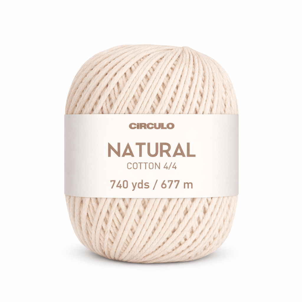 Circulo Barroco - Natural Cotton Yarn, 271m-677m/400g