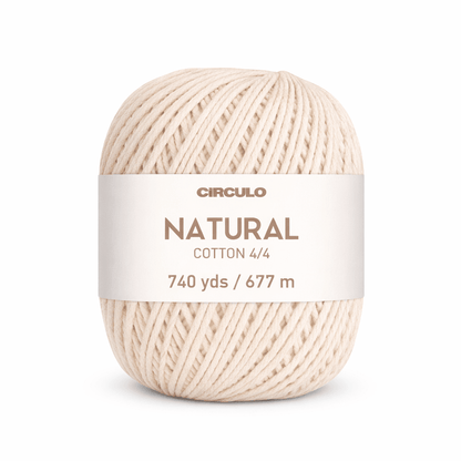 Circulo Barroco - Natural Cotton Yarn, 271m-677m/400g