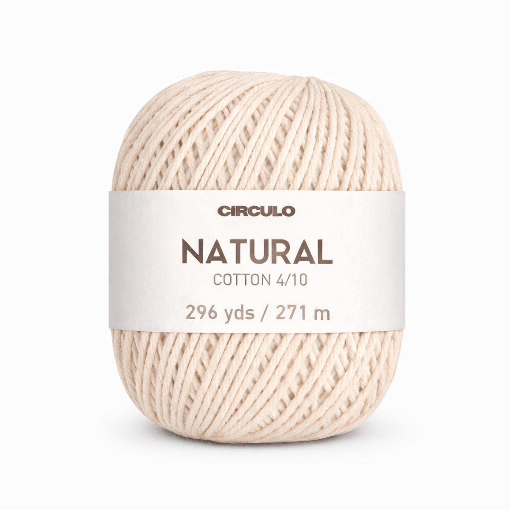 Circulo Barroco - Natural Cotton Yarn, 271m-677m/400g