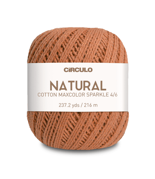 Círculo Barroco Maxcolor Sparkle – Cotton Yarn (216m / 200g)