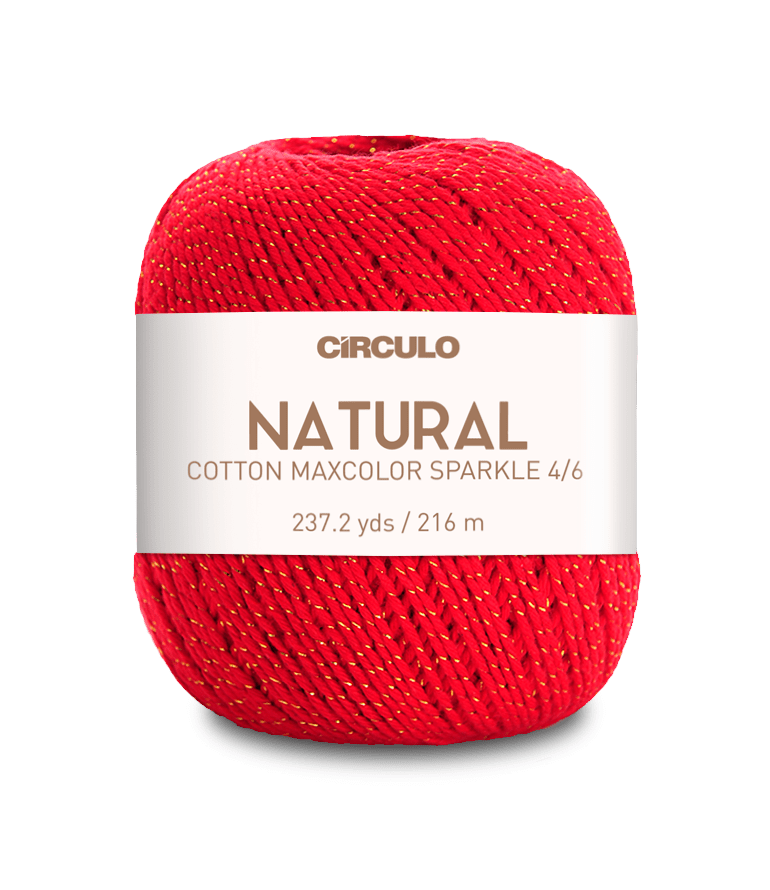 Círculo Barroco Maxcolor Sparkle – Cotton Yarn (216m / 200g)