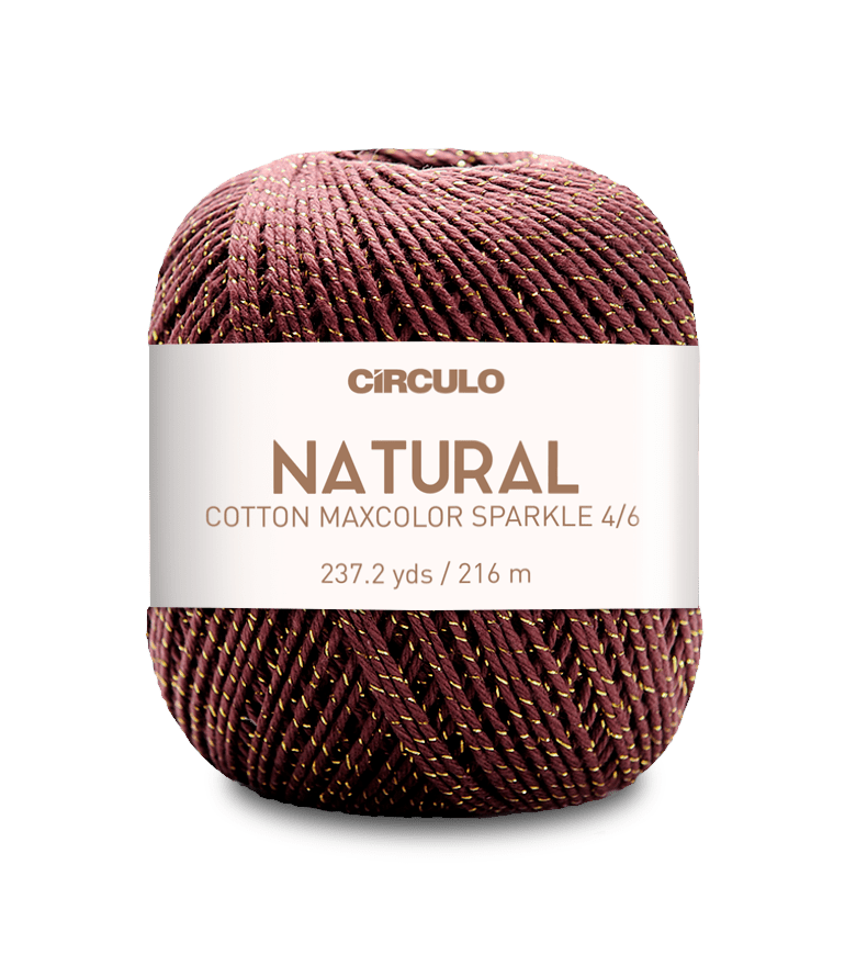 Círculo Barroco Maxcolor Sparkle – Cotton Yarn (216m / 200g)