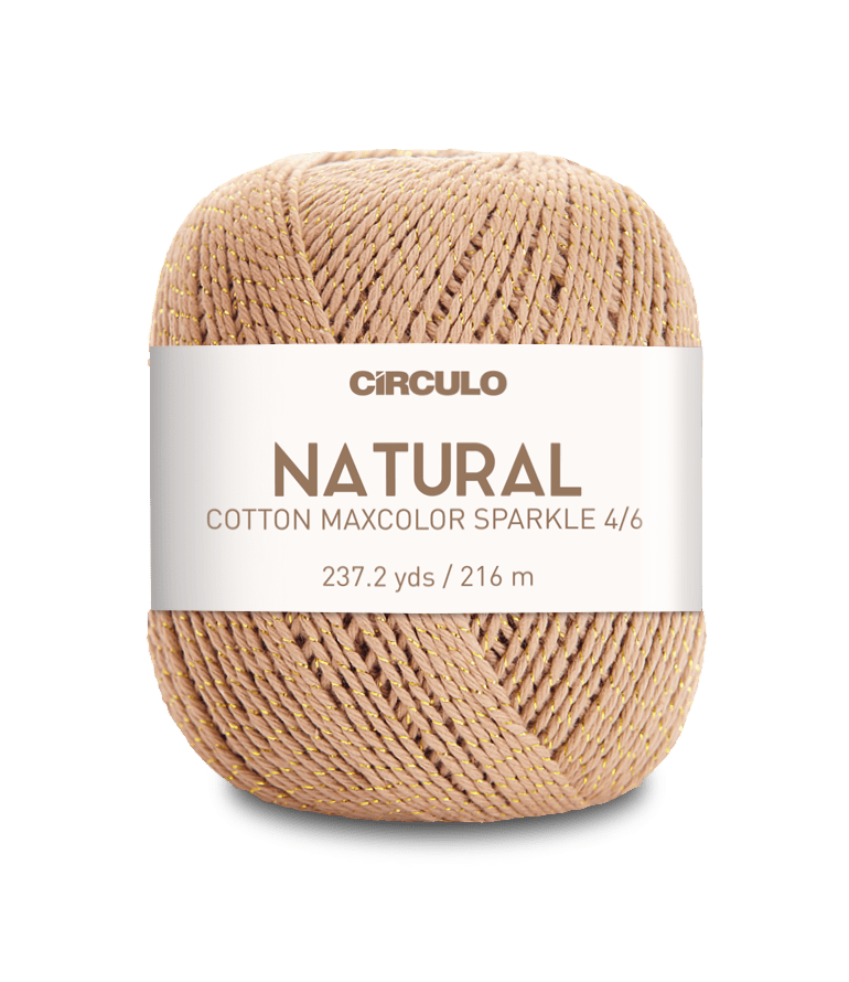 Círculo Barroco Maxcolor Sparkle – Cotton Yarn (216m / 200g)